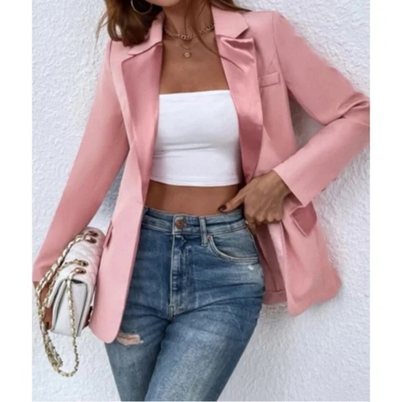 Classic Khaki Button Work Jacket Coat Blazer - Picture 14 of 14